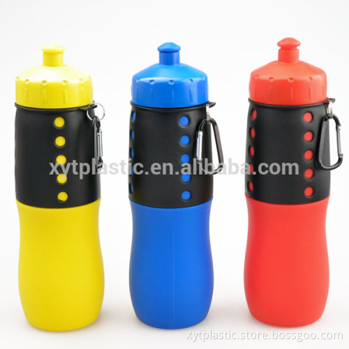 new patented design water bottle silicone fordable water bottle